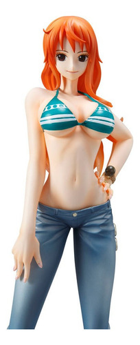 Figura Nami Portrait Of Pirates: Sailing Again Megahouse 1/8 (Usado)