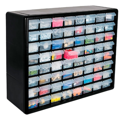 Organizador Con 64 Gavetas, Truper 10895