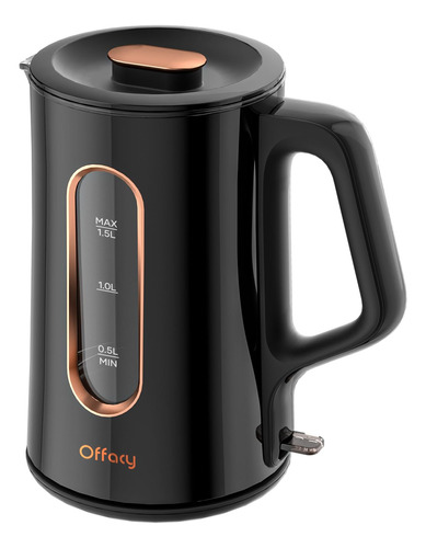 Offacy Hervidor Electrico, Tetera De Doble Pared De 1.5 L/12