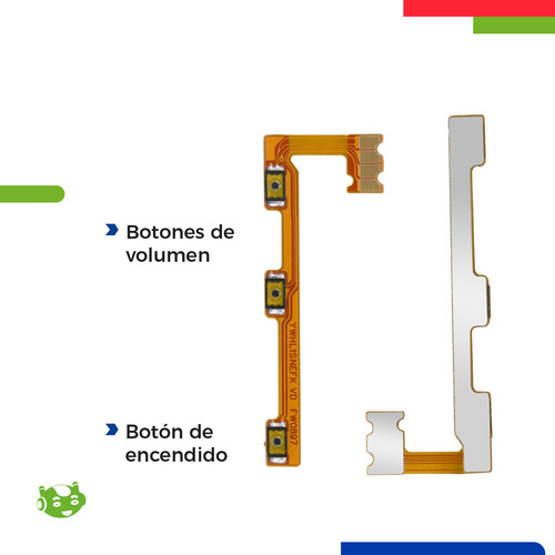 Flexor Encendido Volumen Compatible Con Huawei Mate 20 Lite Sne-l03 Sne-lx1 Slim Company