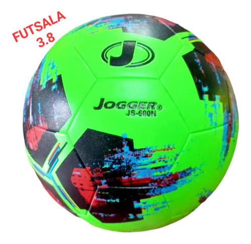 Balon De Futbol Sala  Futsal Jogger 3.8 Verde 