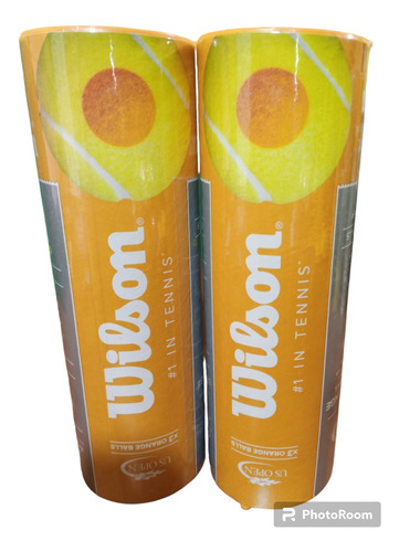 Pelotas De Tenis Naranja Wilson 1x3 (pote)