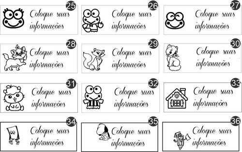 Carimbo Personalizado Professor - Kit Com 06