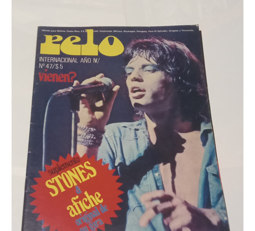 Revista Pelo 47 Tapa Mick Jagger Poster Rolling Stones