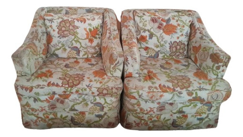 Sillon - Poltrona - Butaca Tapizada - Mueble - Vintage