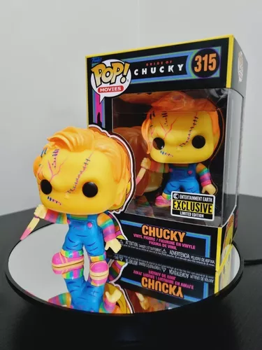 Funko Pop Terror Chucky Black Light Entertainment Earth Exclusive