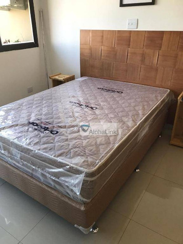 Imagem 3 de 11 de Flat Com 1 Dormitório À Venda, 55 M² Por R$ 350.000,00 - Alphaville - Barueri/sp - Fl0027