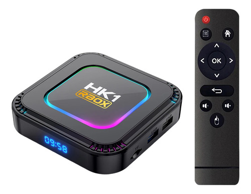 Hk1 Tv Box 4+128 G Android13 Rgb Light Dual Wifi 8k Bt5.0