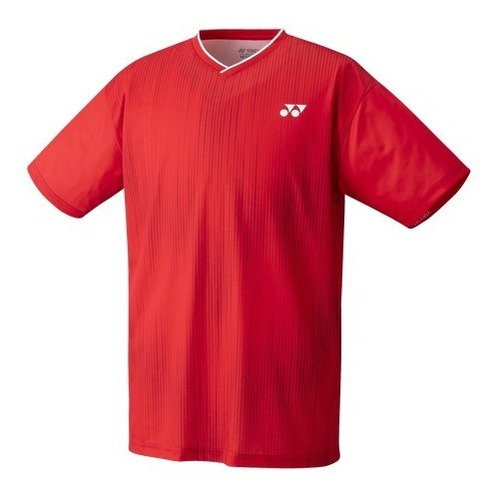 Playera Yonex Crew Neck T-shirt Rubi Red Talla Media Ym0026