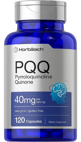 Pqq (pirroloquinolina Quinona) 40 Mg Horbäach 120 Capsulas