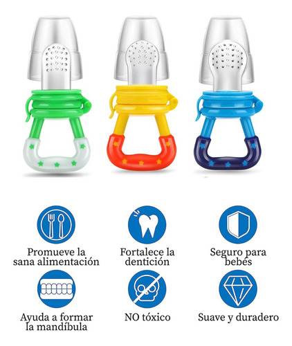 Chupones Alimentadores Chupetes Para Bebe 7 Pack Sin Bpa Color Multicolor