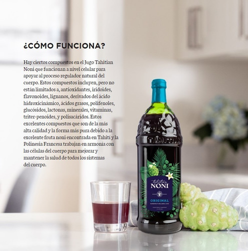 4 Botellas El Original Tahitian Noni - Morinda - Oferta