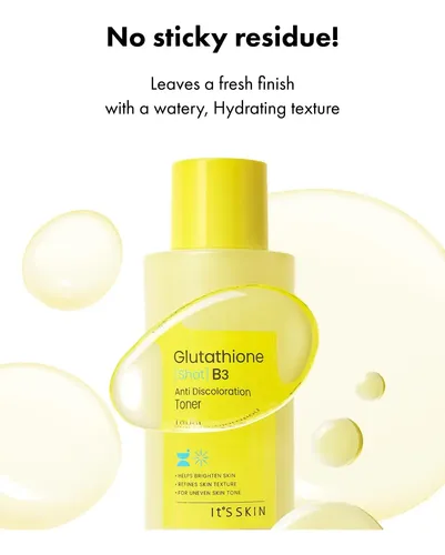 It's Skin Glutathione Shot B3 Toner 4.05 Fl Oz, 99% Pure
