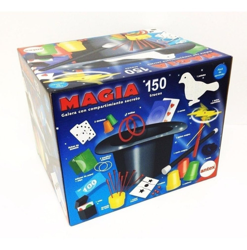 Juego De Magia 150 Trucos Con Galera Original Antex