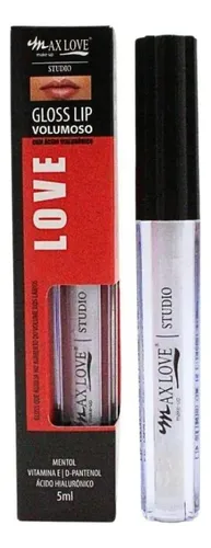 comprar 01 - Max Love gloss lip volumoso com ácido hialurônico cor incolor