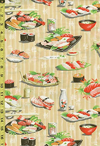 Novedad Asiática - Sushi Para La Cena - Tx-20-10 - Beige - P