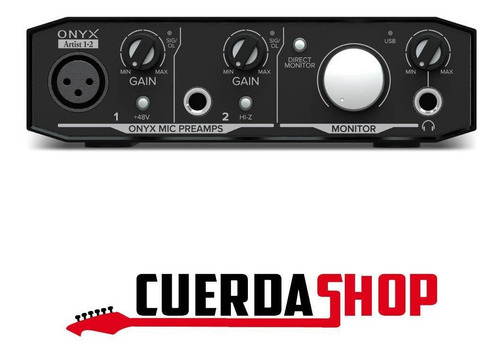 Placa Interfaz De Audio Usb Mackie Onyx Artist 12