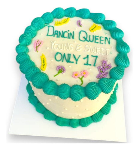 Tortas Decoradas Buttercream Vintage Personalizadas Cumple