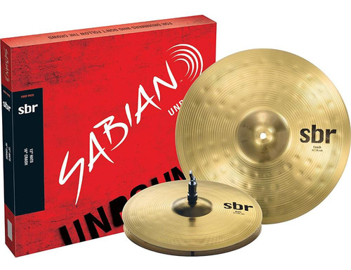 Pack Platillos Bateria Sabian Sbr First Pack (sbr5001)