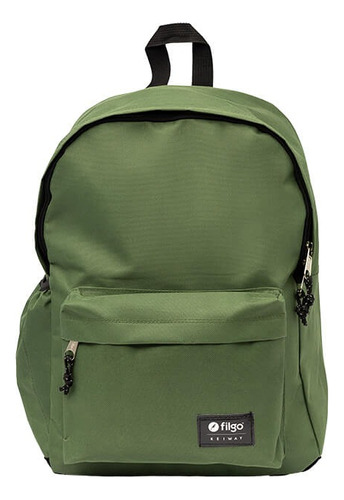 Mochila Filgo Keiway 17´ Verde Para Estudiantes Sport 