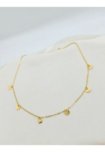 Collar Chokers Para Damas. Material Goldfield