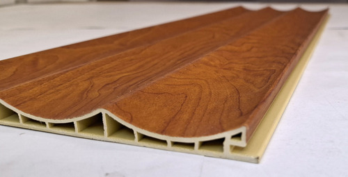 Lambrin Concavo Curvo Pvc Pieza 2.90m Decototal Terracota