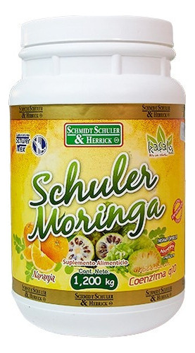 Schuler Moringa Con Coenzima Q10 1,2 Kg Sabor Naranja