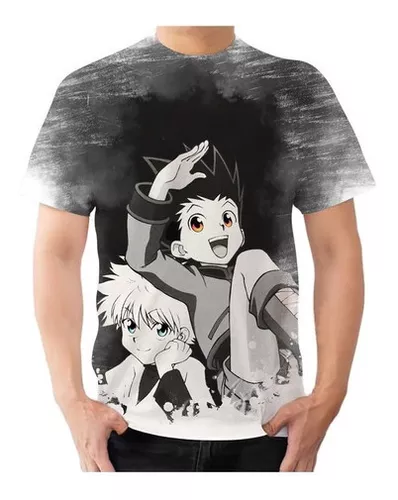 Camiseta Anime Hunter x Hunter Gon Killua Unissex Adulto e Infantil