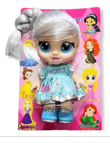 Muñeca Elsa De Frozen Con Ojos De Cristal, Articulada. 