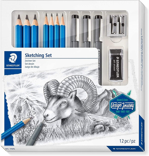 Set Bocetos Staedtler X 12 Piezas