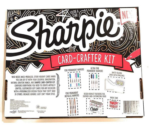 Sharpie Tarjeta-crafter Kit Con 13 Marcadores, 12 Accesorios