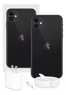 Apple iPhone 11 64 Gb Negro Con Caja Original Accesorios