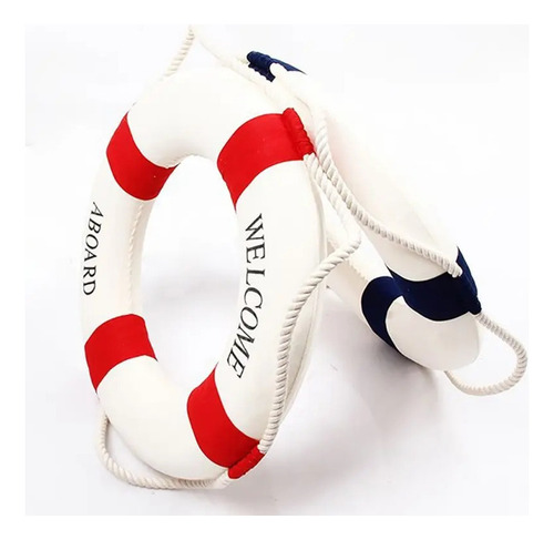 T 2 Anillos Salvavidas Náuticos De Espuma Aboard Para