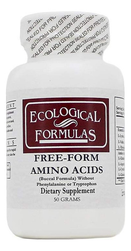 Frmulas Ecolgicas - Aminocidos De Forma Libre 50 Gms