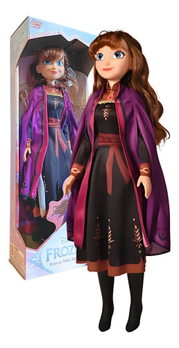 Kit Boneca Elsa E Anna Mini My Size Frozen 2 55cm Babybrink