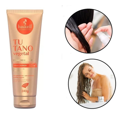 Haskell Creme De Silicone Tutano Com Queratina 240g Flex