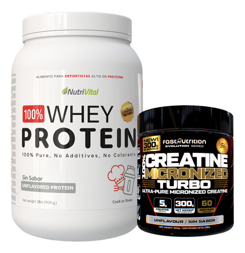 Chef Protein Whey Nutrivital Y Creatinas 300g Monohidratada