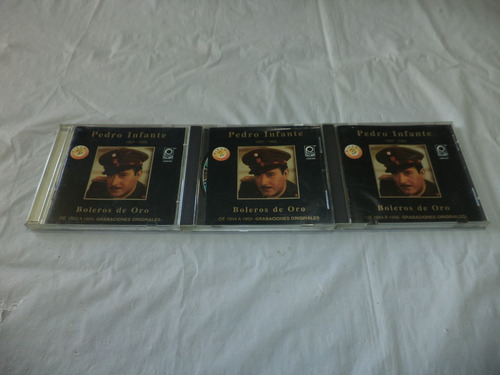 3 Cds. Boleros De Oro. Pedro Infante (Usado)