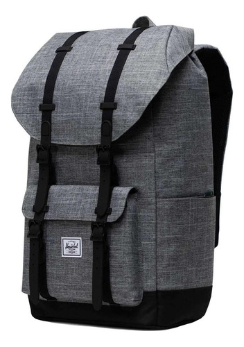 Herschel Supply Co. Mochila Little America Raven Crosshatch
