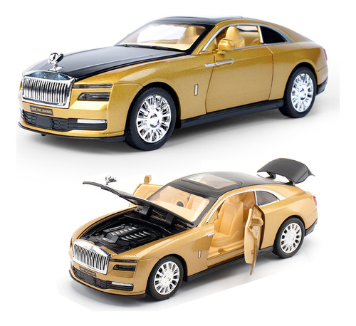 Rolls Royce Spectre Miniatura Metal Car Con Base Expositora