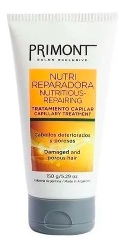 Primont Máscara Capilar Nutri Reparadora Pelo Poroso X 150g