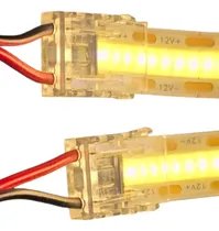 Comprar 8mm Cob Tira Led Extencion Sin Soldar Empalme 12 Conectores