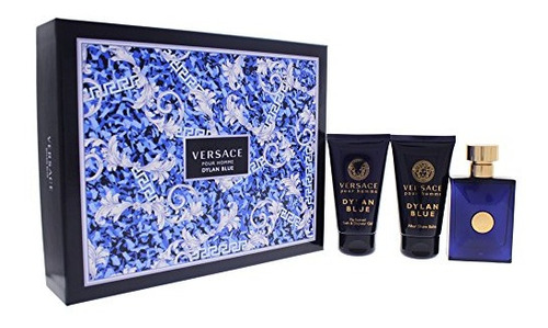 Eau De Toilette En Aerosol Dylan Blue De 3 Piezas De Versace