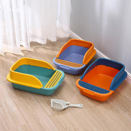 Caja De Arena Para Gatos Con Parte Superior Abierta Caja De
