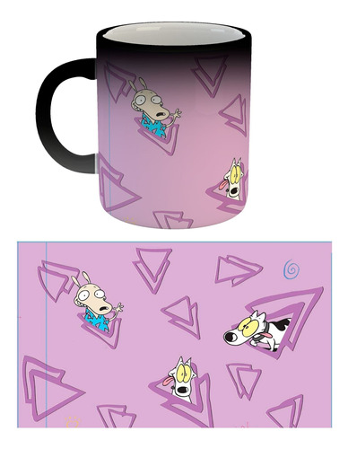 Taza Mágica La Vida Moderna De Rocko |de Hoy No Pasa| 5