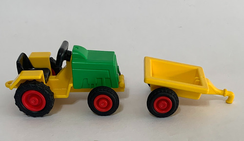 Playmobil 3715 Niño Con Tractor - Set Usado, Sin Caja - 90's Amarillo (Usado)
