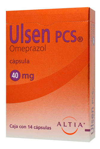 Ulsen Pcs Cápsula 40 Mg, 14 Cápsulas