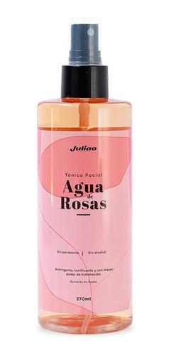 Tonico Facial Agua De Rosas X 270 Ml - mL a $96