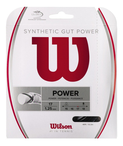 Synthetic Gut Power 17 Bk Color Negro