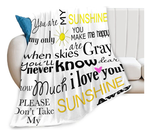 You Are My Sunshine Manta Suave Para Todas Las Estaciones De